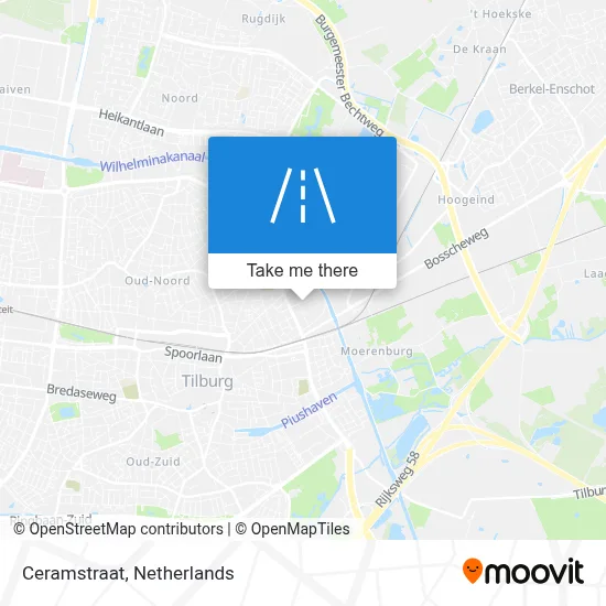Ceramstraat map