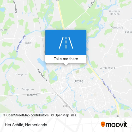 Het Schild map