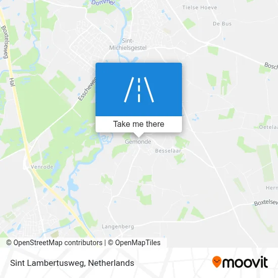 Sint Lambertusweg map