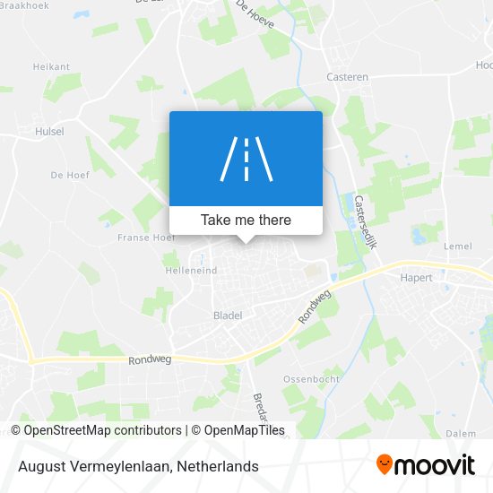 August Vermeylenlaan map
