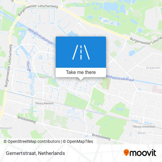 Gemertstraat map