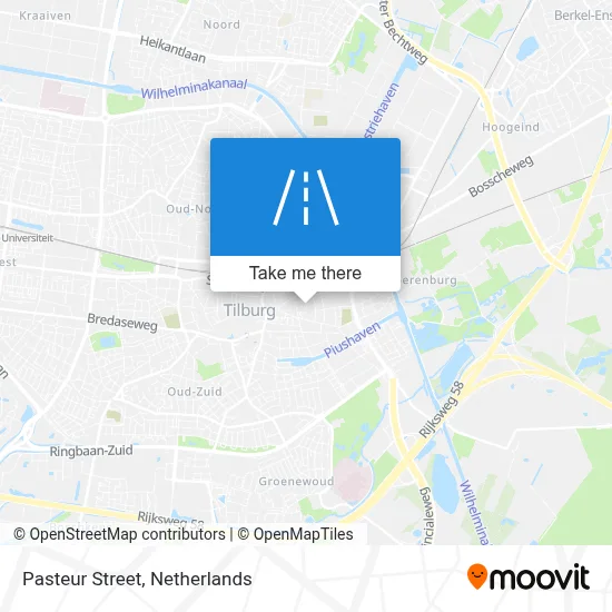 Pasteurstraat map