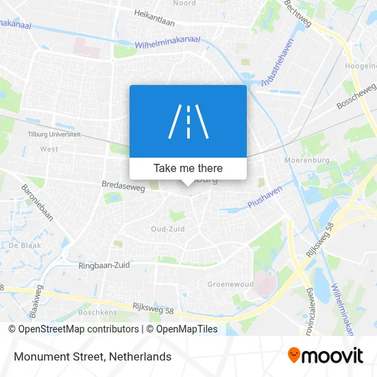 Monumentstraat map