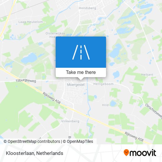 Kloosterlaan map