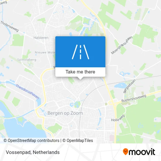 Vossenpad map