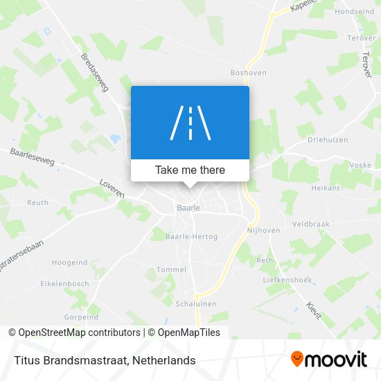 Titus Brandsmastraat map