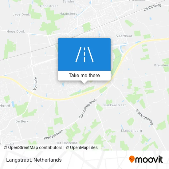 Langstraat map