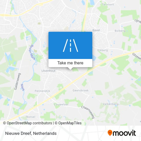 Nieuwe Dreef map