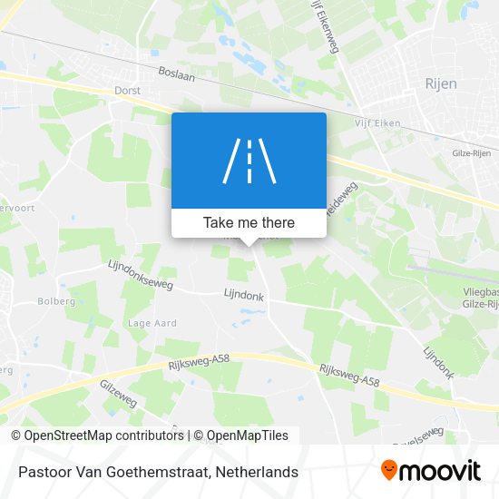 Pastoor Van Goethemstraat map