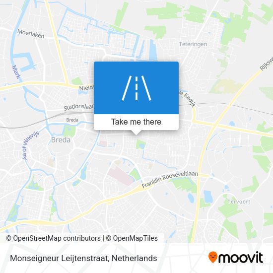 Monseigneur Leijtenstraat map