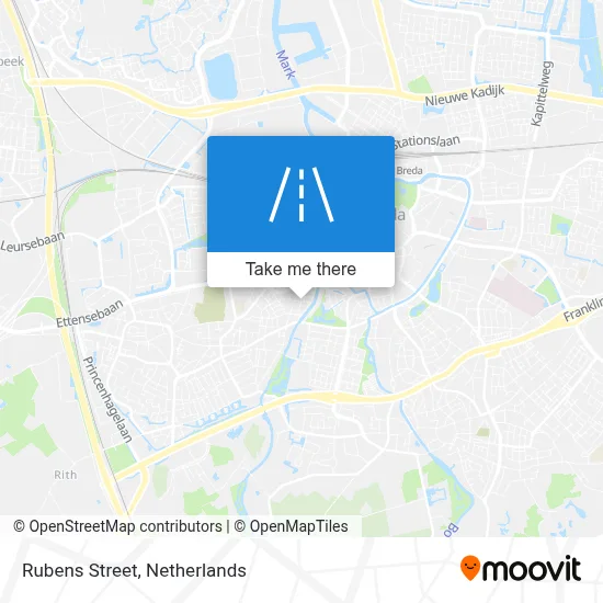 Rubensstraat map