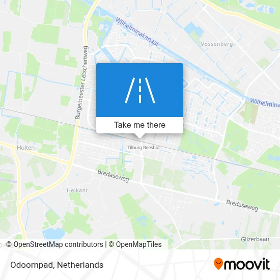 Odoornpad map