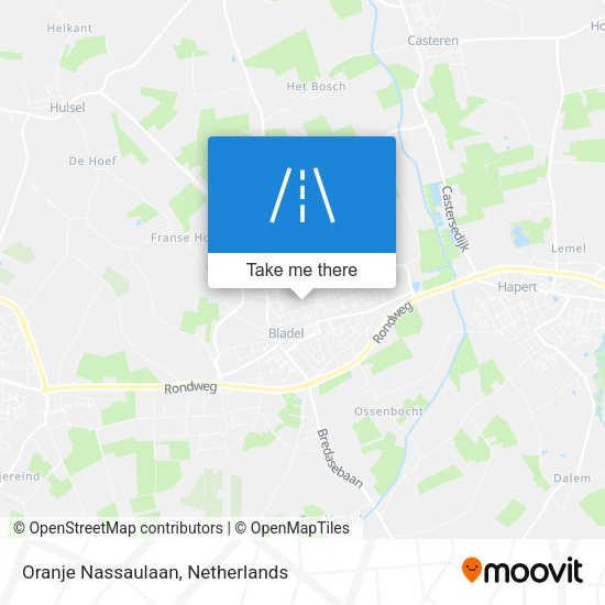 Oranje Nassaulaan map