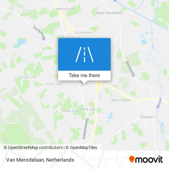 Van Merodelaan Karte