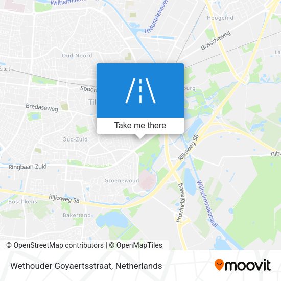 Wethouder Goyaertsstraat map