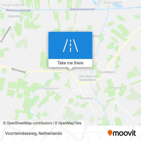 Voorteindseweg map