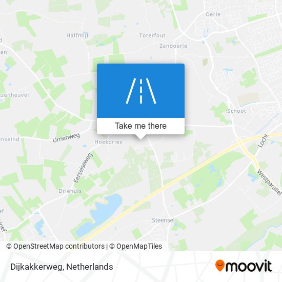 Dijkakkerweg map