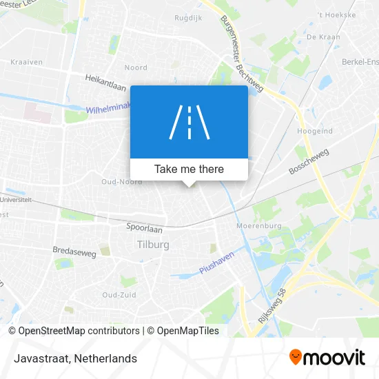 Javastraat map