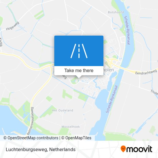 Luchtenburgseweg map