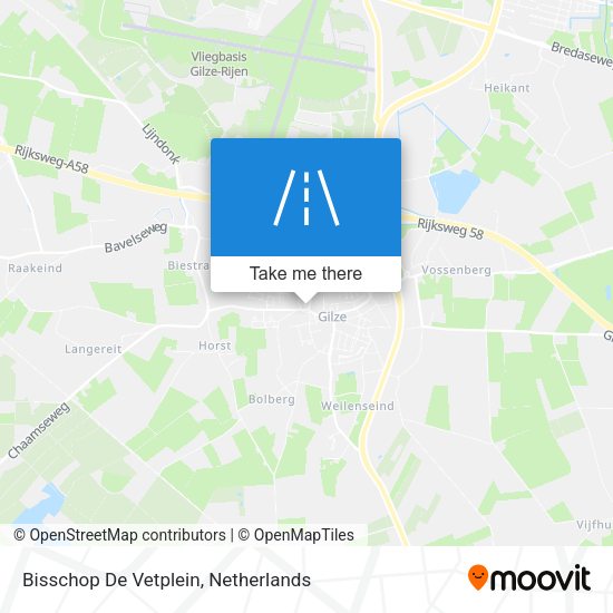 Bisschop De Vetplein map