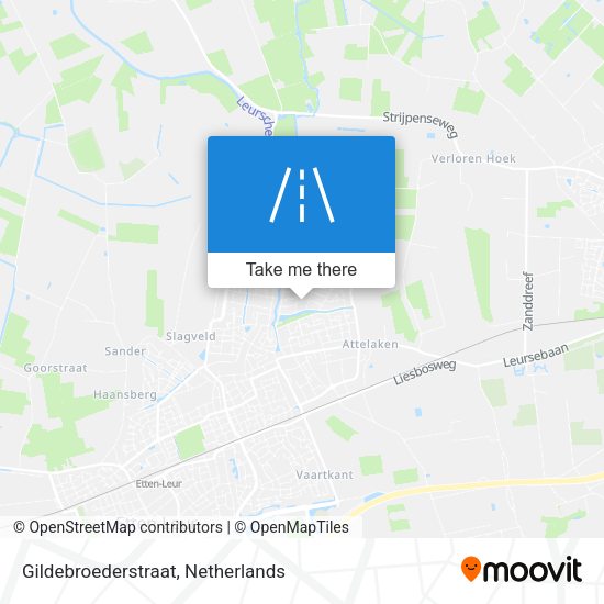 Gildebroederstraat map