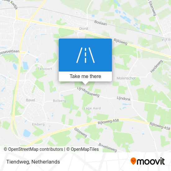 Tiendweg map