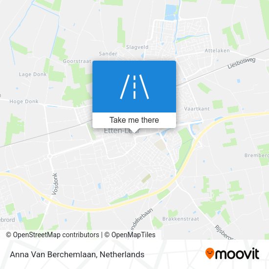 Anna Van Berchemlaan map