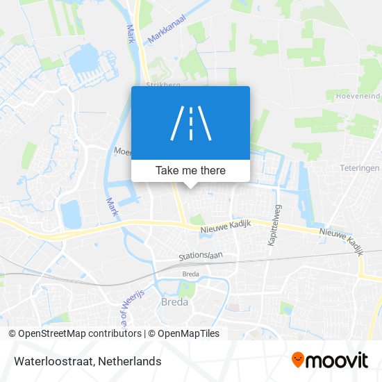 Waterloostraat map