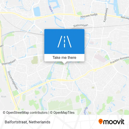Balfortstraat map