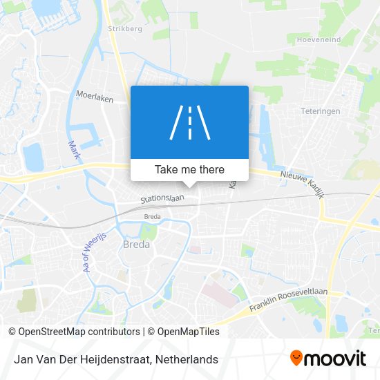 Jan Van Der Heijdenstraat map