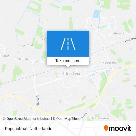 Papenstraat map