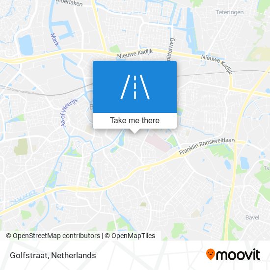 Golfstraat map