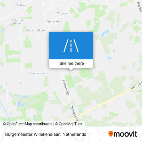 Burgemeester Willekenslaan map