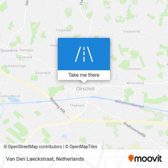 Van Den Laeckstraat map