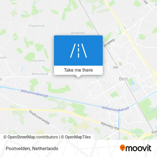 Pootvelden map