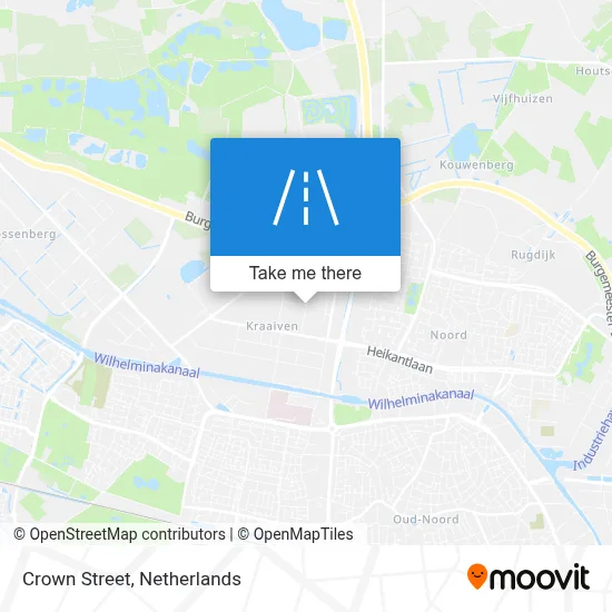 De Kroonstraat map