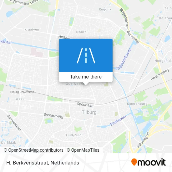 H. Berkvensstraat map