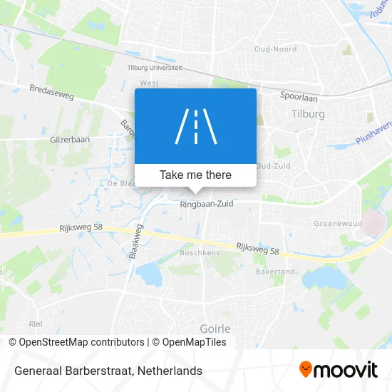 Generaal Barberstraat map