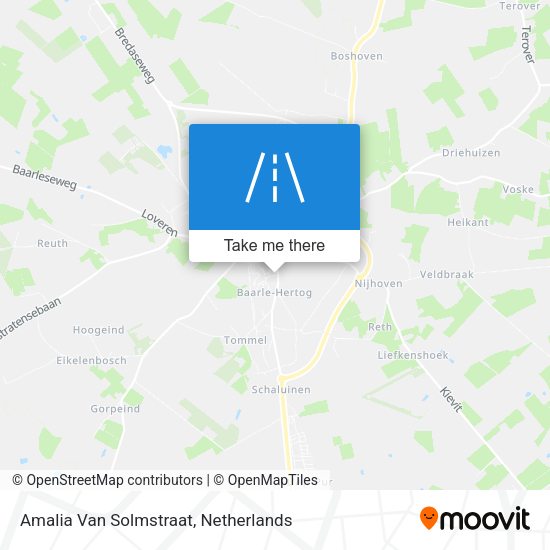 Amalia Van Solmstraat map