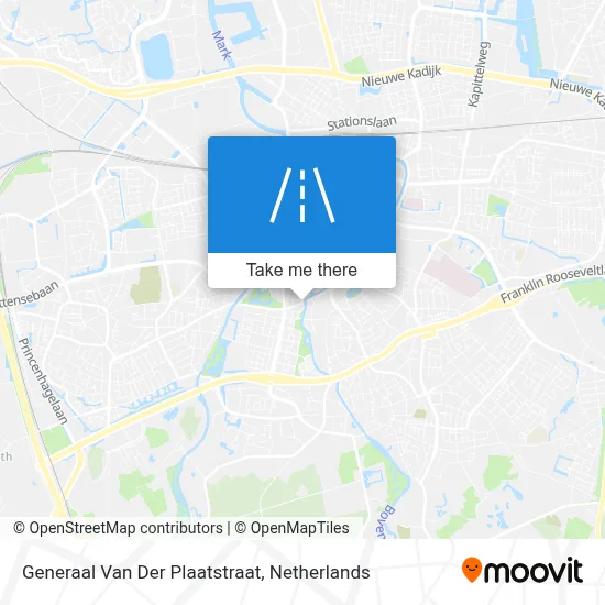 Generaal Van Der Plaatstraat map
