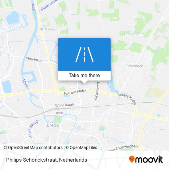 Philips Schonckstraat map