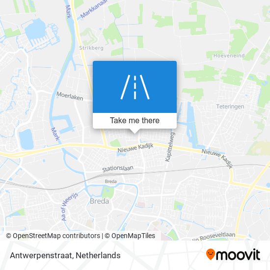 Antwerpenstraat Karte