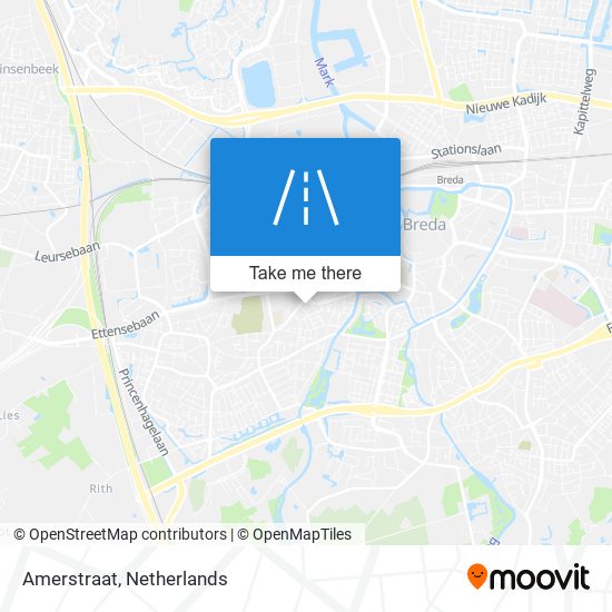 Amerstraat map