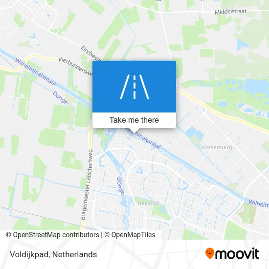 Voldijkpad map