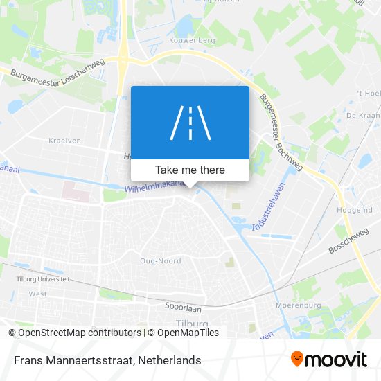 Frans Mannaertsstraat Karte