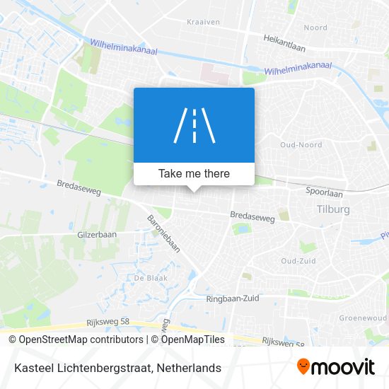 Kasteel Lichtenbergstraat map