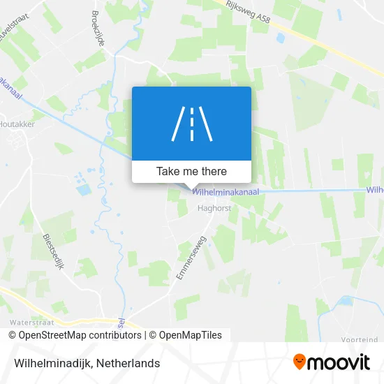 Wilhelminadijk map