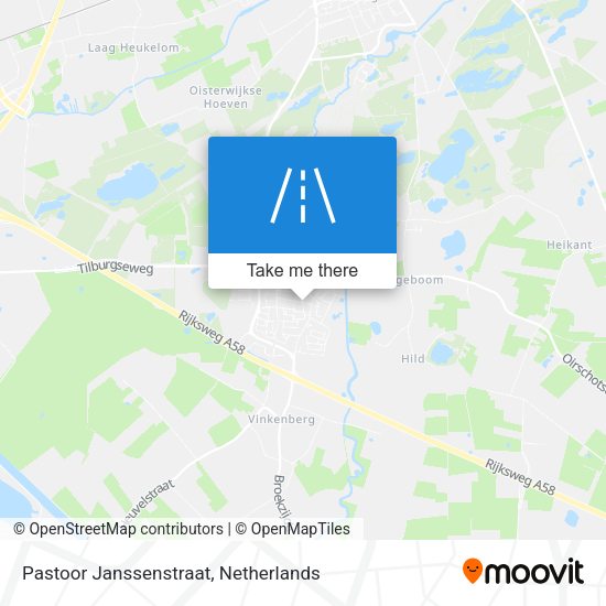 Pastoor Janssenstraat map