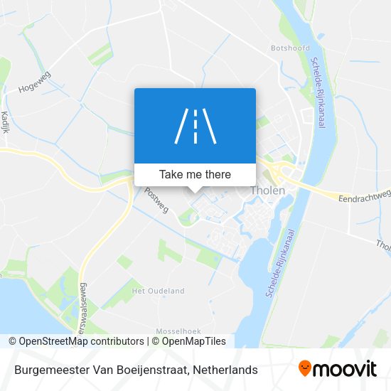 Burgemeester Van Boeijenstraat map