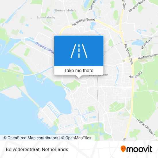 Belvédèrestraat Karte